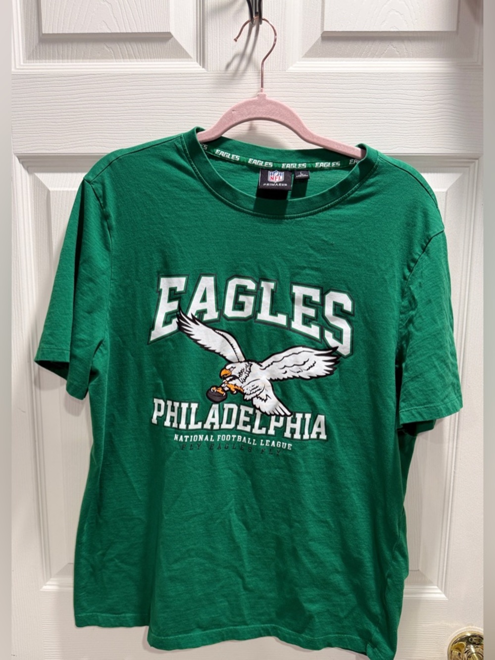 NFL Philadelphia Eagles Graphic Tee Shirt Green Men’s Size Large Fan Gear - Picture 2 of 8